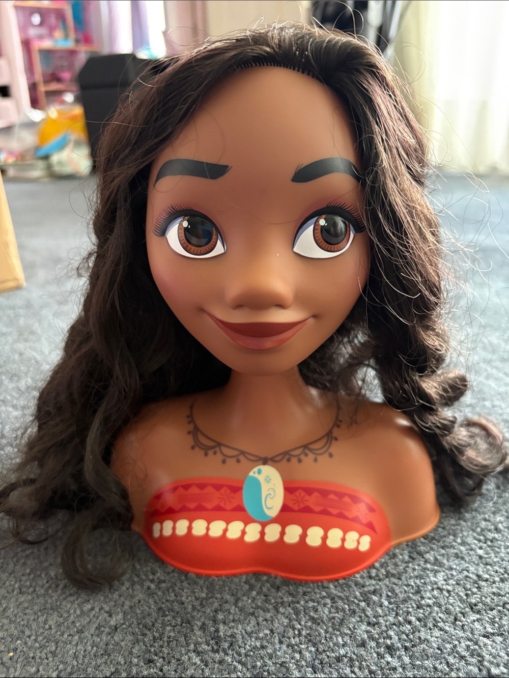 Disney Moana Styling Head Hair Styling Bust Toy Only